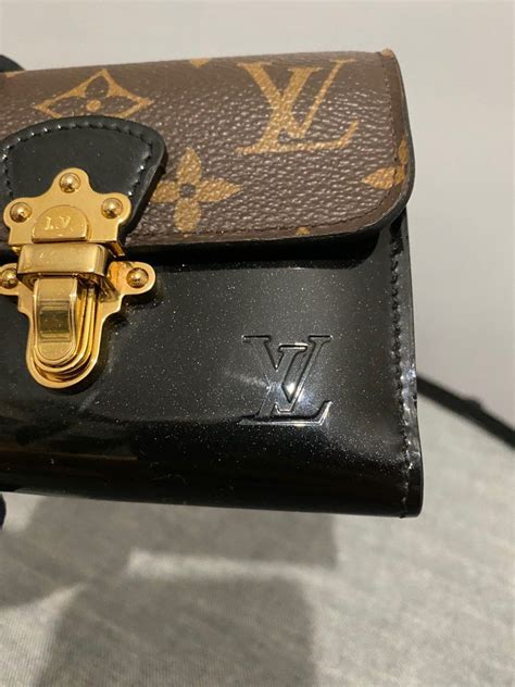 lv cherrywood wallet in black|Cherrywood patent leather wallet Louis Vuitton Black in Patent .